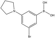3-Bromo-5-pyrrolidinophenylboronic acid 