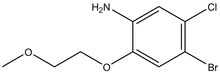 4-Bromo-5-chloro-2-(2-methoxyethoxy)aniline 
