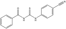 1-Benzoyl-3-(4-cyanophenyl)thiourea 