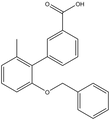 2-Benzyloxy-6-methylbiphenyl-3'-carboxylic acid 