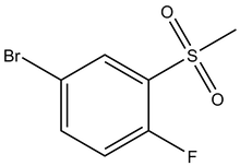 4-Bromo-1-fluoro-2-(methylsulphonyl)benzene 