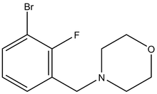 1-Bromo-2-fluoro-3-(morpholinomethyl)benzene 