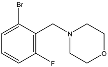 1-Bromo-3-fluoro-2-(morpholinomethyl)benzene 