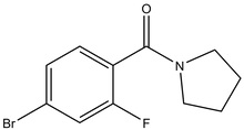 1-[(4-Bromo-2-fluorophenyl)carbonyl]pyrrolidine 
