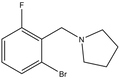 1-[(2-Bromo-6-fluorophenyl)methyl]pyrrolidine 