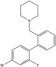 4-Bromo-2-fluorophenyl-1-(piperidinomethyl)benzene 