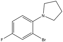 1-(2-Bromo-4-fluorophenyl)pyrrolidine 