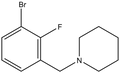 1-Bromo-2-fluoro-3-(piperidinomethyl)benzene 