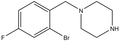 2-Bromo-4-fluoro-1-(piperazinomethyl)benzene 