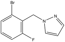 1-Bromo-3-fluoro-2-(1H-pyrazol-1-ylmethyl)benzene 