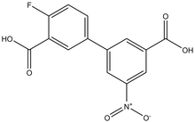 4-Fluoro-5'-nitrobiphenyl-3,3'-dicarboxylic acid 