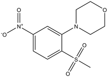 1-Methanesulfonyl-2-morpholino-4-nitrobenzene 