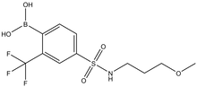 4-(N-(3-Methoxypropyl)sulfamoyl)-2-trifluoromethylphenylboronic acid 