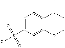 4-Methyl-3,4-dihydro-2h-1,4-benzoxazine-7-sulfonyl chloride 