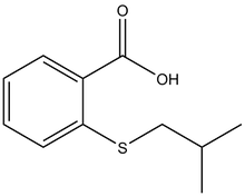 2-[(2-Methylpropyl)sulfanyl]benzoic acid 