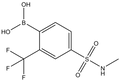 4-(N-Methylsulfamoyl)-2-trifluoromethylphenylboronic acid 