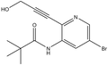 N-(5-Bromo-2-(3-hydroxyprop-1-yn-1-yl)pyridin-3-yl)pivalamide 