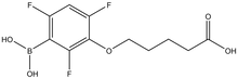 3-(4-Carboxybutoxy)-2,4,6-trifluorophenylboronic acid 