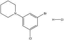 1-Bromo-3-chloro-5-piperidinobenzene HCl 