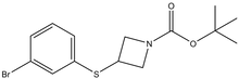 tert-Butyl 3-[(3-bromophenyl)sulfanyl]azetidine-1-carboxylate 
