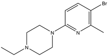 1-(5-Bromo-6-methylpyridin-2-yl)-4-ethylpiperazine 