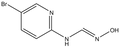 (E)-N-(5-bromopyridin-2-yl)-N'-hydroxymethanimidamide 
