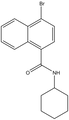 4-Bromo-N-cyclohexylnaphthalene-1-carboxamide 