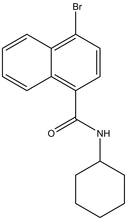 4-Bromo-N-cyclohexylnaphthalene-1-carboxamide 