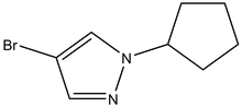 4-Bromo-1-cyclopentylpyrazole 