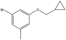 1-Bromo-3-(cyclopropylmethoxy)-5-methylbenzene 