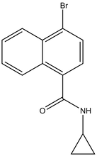 4-Bromo-N-cyclopropylnaphthalene-1-carboxamide 