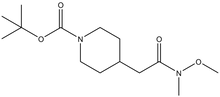 1-Boc-4-[(n-methoxy-n-methylcarbamoyl)methyl]piperidine 