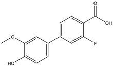 4-(4-Carboxy-3-fluorophenyl)-2-methoxyphenol 