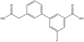 3-[3-(carboxymethyl)phenyl]-5-fluorobenzoic acid 