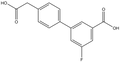 3-[4-(Carboxymethyl)phenyl]-5-fluorobenzoic acid 
