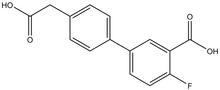 5-[4-(Carboxymethyl)phenyl]-2-fluorobenzoic acid 