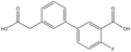 5-[3-(Carboxymethyl)phenyl]-2-fluorobenzoic acid 