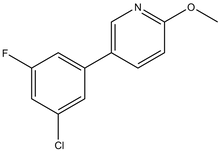 5-(3-Chloro-5-fluorophenyl)-2-methoxypyridine 