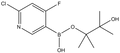 2-Chloro-4-fluoropyridine-5-boronic acid pinacol ester 