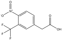 [4-Nitro-3-(trifluoromethyl)phenyl]acetic acid 