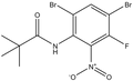 N-Pivaloyl 4,6-Dibromo-3-fluoro-2-nitroaniline 