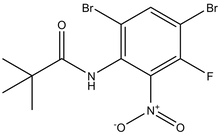 N-Pivaloyl 4,6-Dibromo-3-fluoro-2-nitroaniline 