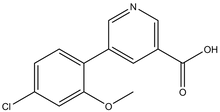 5-(4-Chloro-2-methoxyphenyl)nicotinic acid 