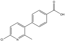 4-(6-Chloro-2-methylpyridin-3-yl)benzoic acid 