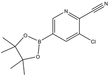 3-Chloro-5-(4,4,5,5-tetramethyl-1,3,2-dioxaborolan-2-yl)picolinonitrile 