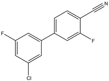 4-(3-Chloro-5-fluorophenyl)-2-fluorobenzonitrile 