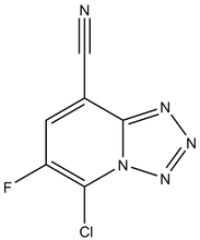5-Chloro-6-fluoro-[1,2,3,4]tetrazolo[1,5-a]pyridine-8-carbonitrile 