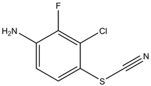 3-Chloro-2-fluoro-4-thiocyanatoaniline 