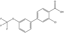 2-Chloro-4-(3-trifluoromethoxyphenyl)benzoic acid