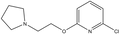 2-chloro-6-[2-(pyrrolidin-1-yl)ethoxy]pyridine 